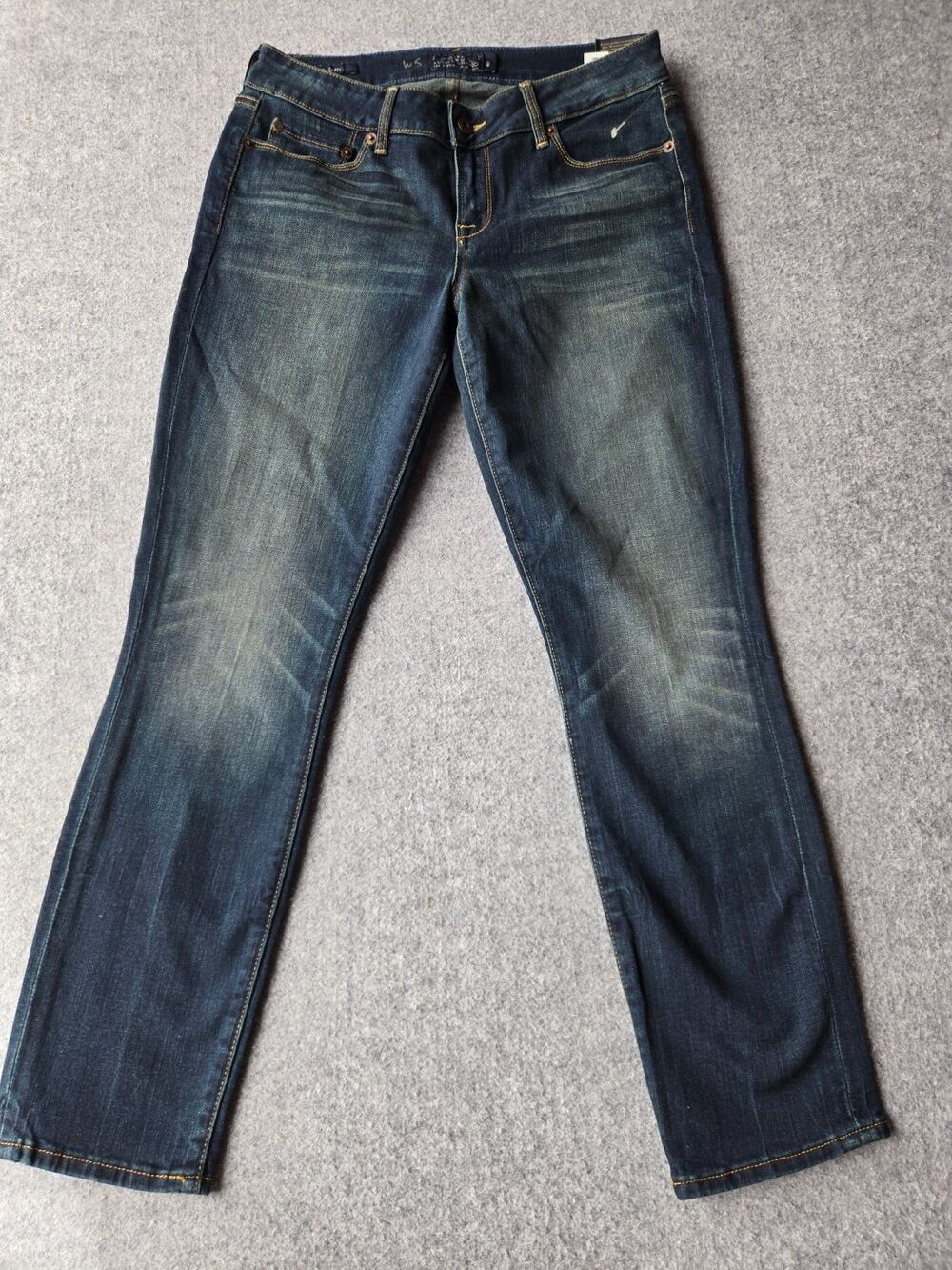 New LUCKY BRAND Women's Lolita Capri Jeans Dark Wash Size 4/27 (29"x27")